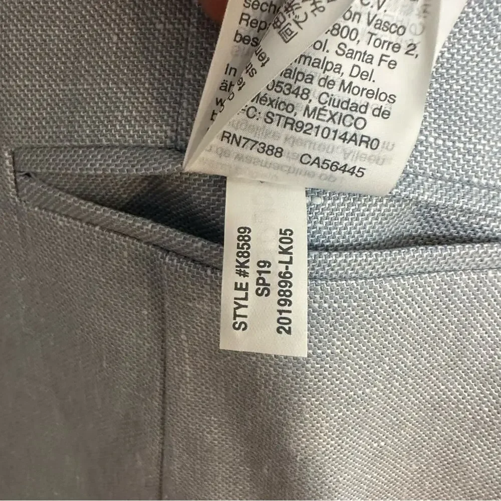 J. by J. Crew Thompson Linen Blazer Light Blue Sport Coat Jacket 42